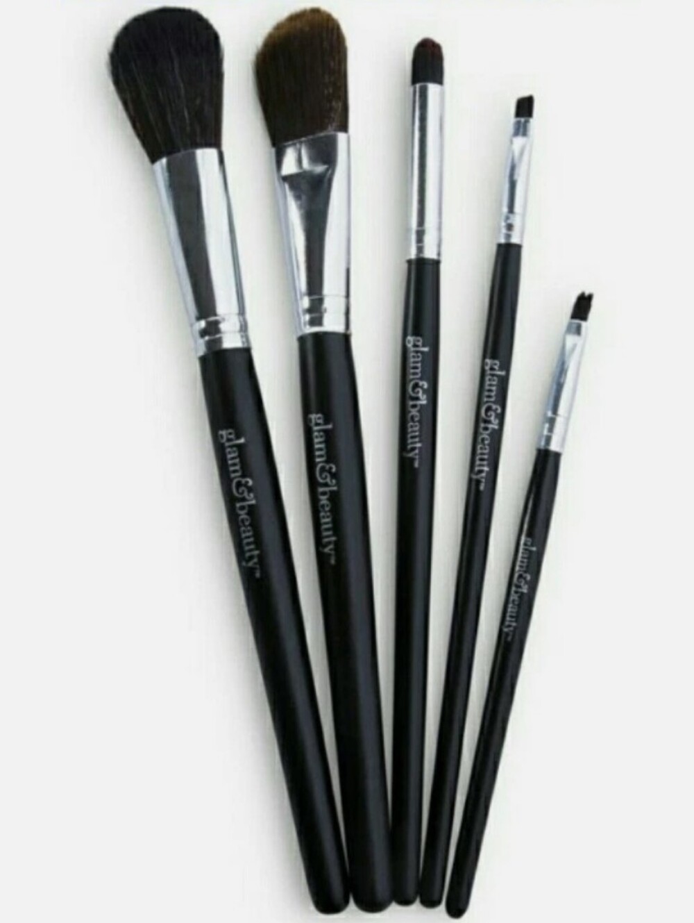 Glam and Beauty Makeup Brush 5 Piece Set